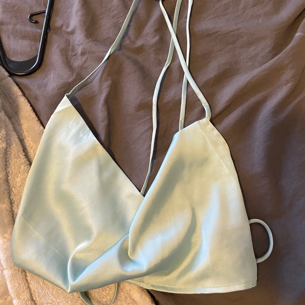 Flowy open back top